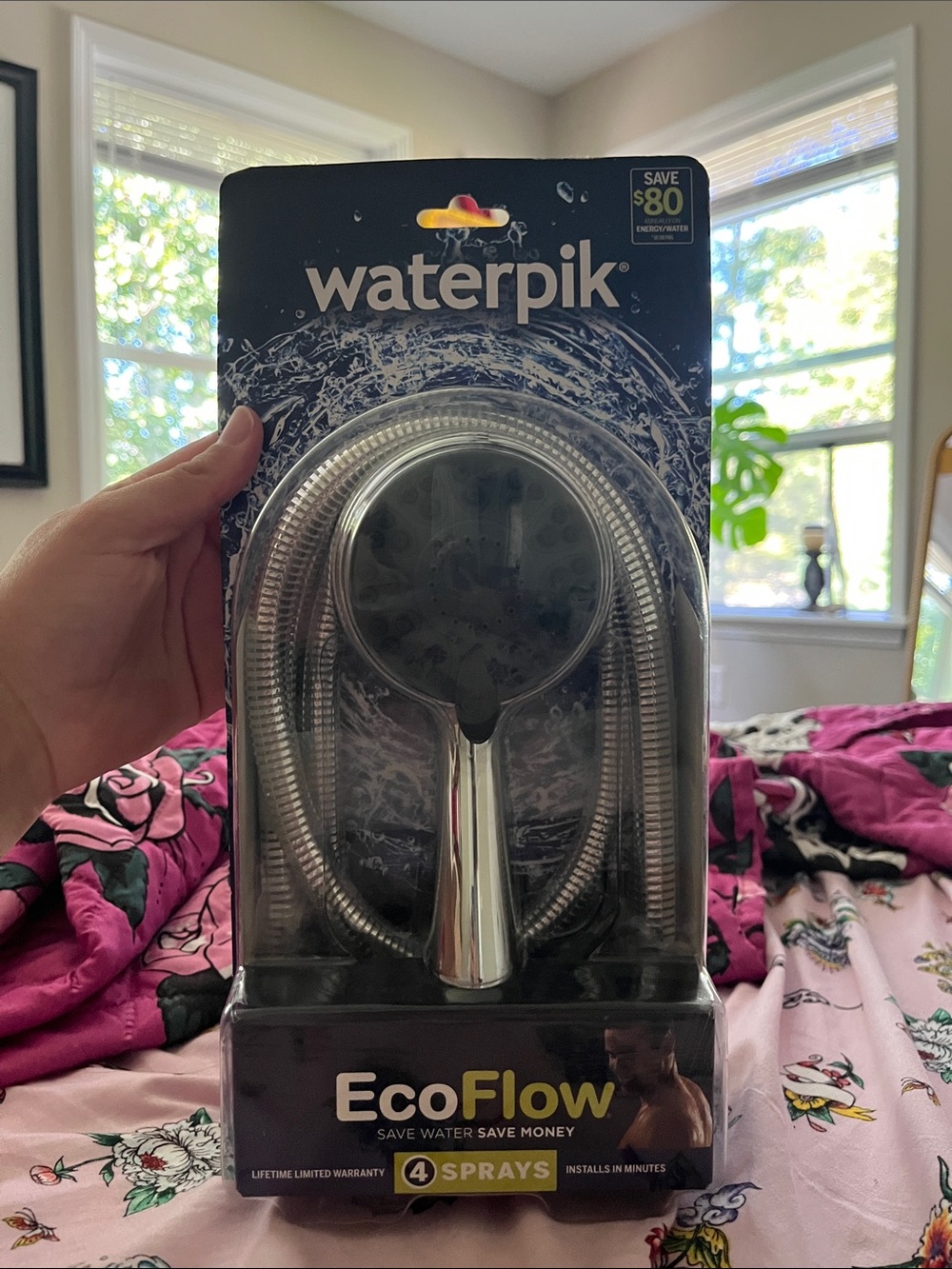 EcoFlow Handheld Shower Head in Chrome